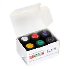Краски акриловые по ткани DECOLA