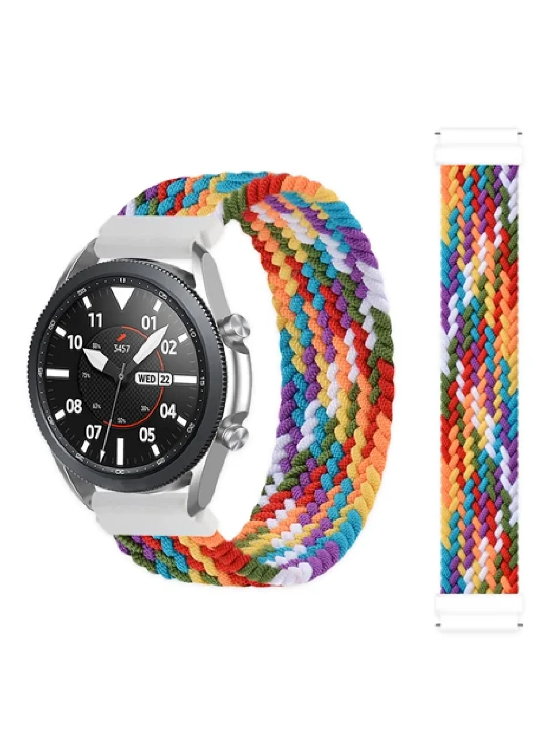 Манго плетеный нейлоновый ремешок / монобраслет для Xiaomi Amazfit Bip / Huawei / Samsung 20 мм