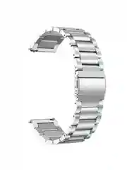 Серебряный металлический ремешок 20/22 мм для Xiaomi Amazfit Bip(Lite)/GT/GTS/Samsung gear S2 Classic