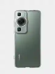 Прозрачный чехол для Huawei P60, P60 Pro силиконовый BROSCORP с защитой камер и сеткой от прилипания