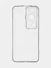 Прозрачный чехол для Huawei P60, P60 Pro силиконовый BROSCORP с защитой камер и сеткой от прилипания