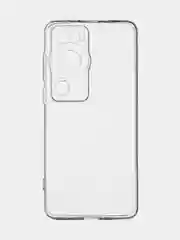 Прозрачный чехол для Huawei P60, P60 Pro силиконовый BROSCORP с защитой камер и сеткой от прилипания