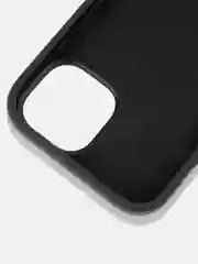 Черный чехол для Apple iPhone 15 силиконовый ROSCO матовый с микрофиброй, бортиком защитой камер