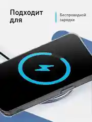 Прозрачный чехол для iPhone 15 противоударный силиконовый ROSCO с карманом для карт усиленными углами