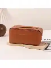 Терракотовый косметичка-органайзер, сумка-косметичка женская,косметичка дорожная, большая