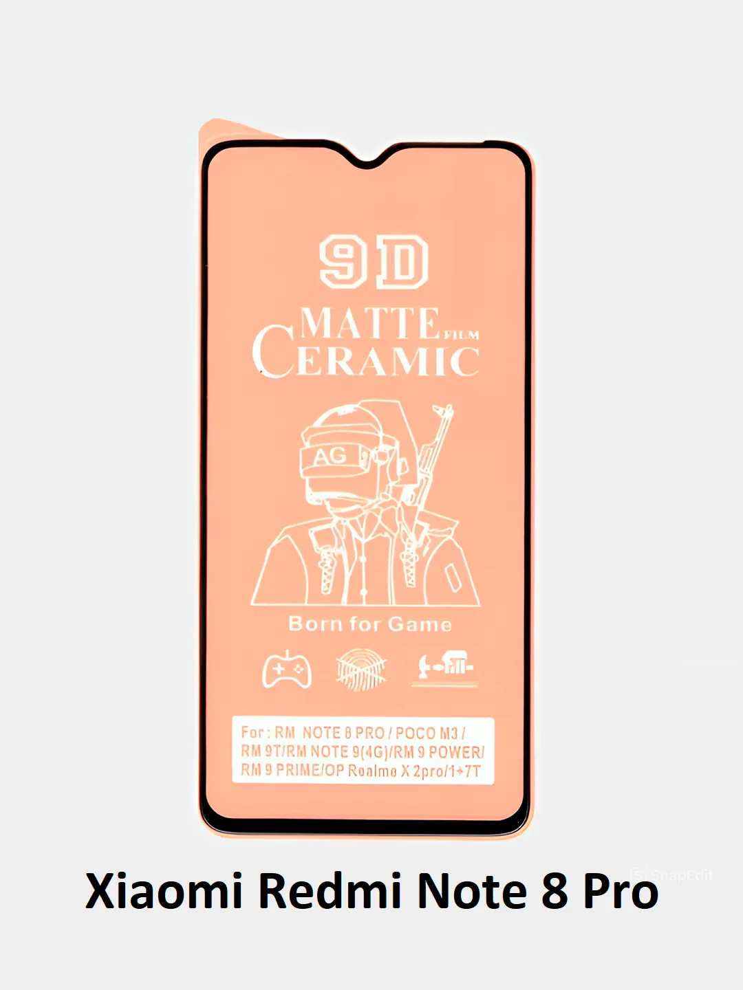 Защитное стекло Xiaomi Redmi Note 9 Pro, Note 9, Note 7,8 Pro,9A,9C,9T, 10C матовое гибкое