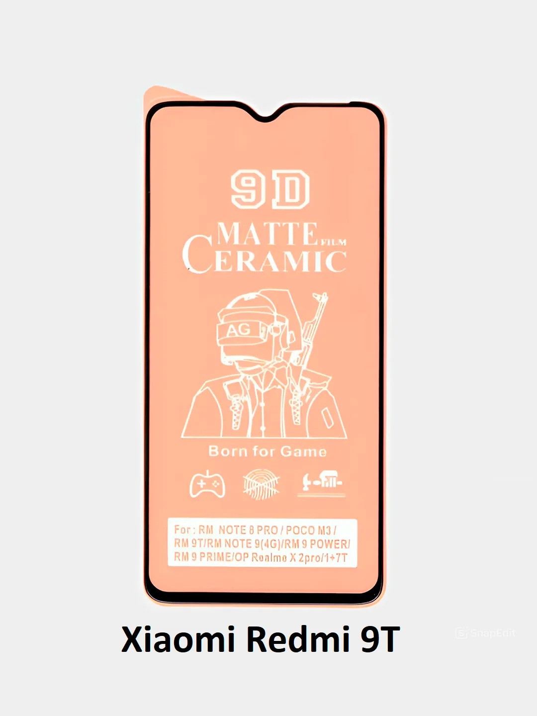Защитное стекло Xiaomi Redmi Note 9 Pro, Note 9, Note 7,8 Pro,9A,9C,9T, 10C матовое гибкое