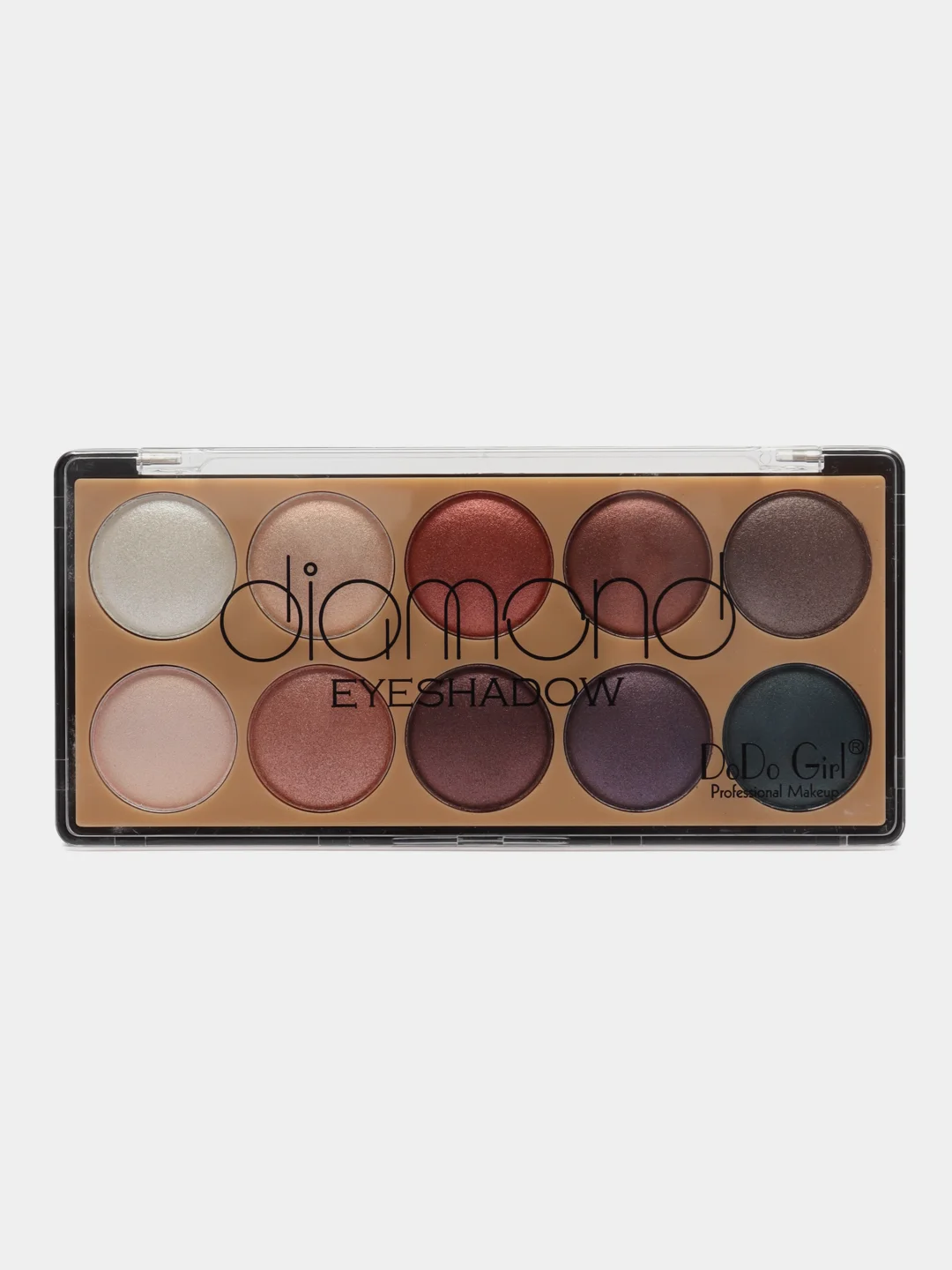 Палетка теней для глаз DoDo Girl Diamond Eyeshadow, 10 оттенков