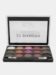 Палетка теней для глаз DoDo Girl 3D Diamond Eyeshadow, 15 оттенков