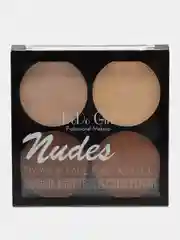 Палетка хайлайтер и корректор DoDo Girl Nudes Highlight & Contour, 4 цвета