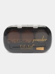 Палетка теней для бровей DoDo Girl Eyebrow Powder BP001, 3 оттенка