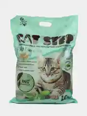 Соевый комкующийся наполнитель с ароматом зеленого чая Cat Step Tofu green tea, 12 литров