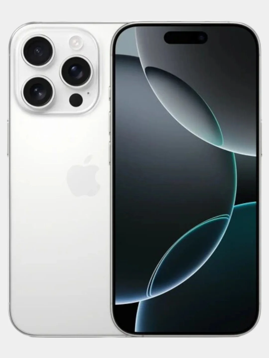 Белый смартфон iPhone 16 Pro 128 Gb