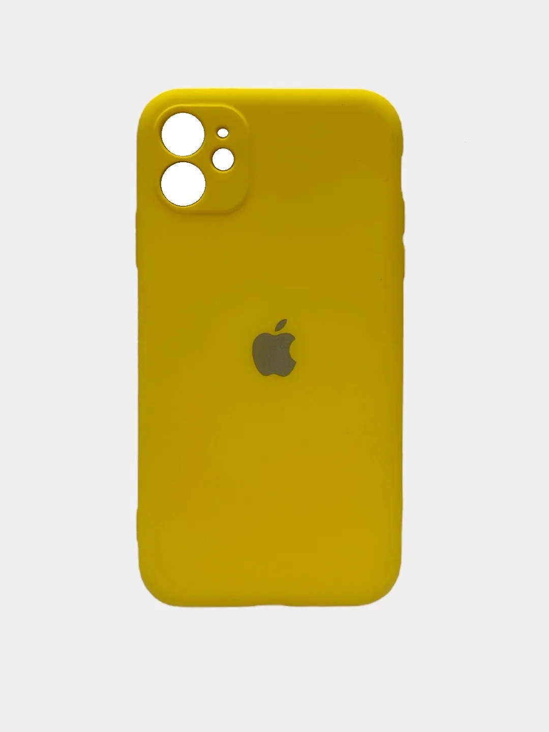 Желтый чехол Soft - Touch для iPhone 11