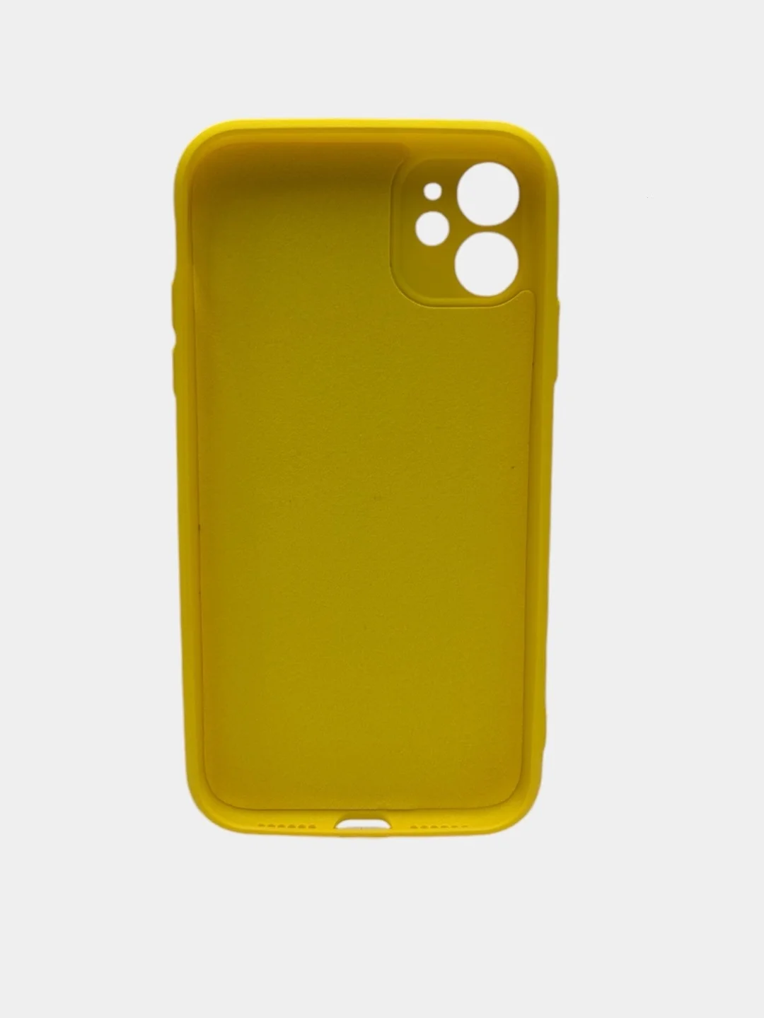 Желтый чехол Soft - Touch для iPhone 11