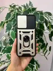 Золотой чехол противоударный armors для Xiaomi Redmi Note 12 4G / Редми Нот 12 4G с защитой камеры