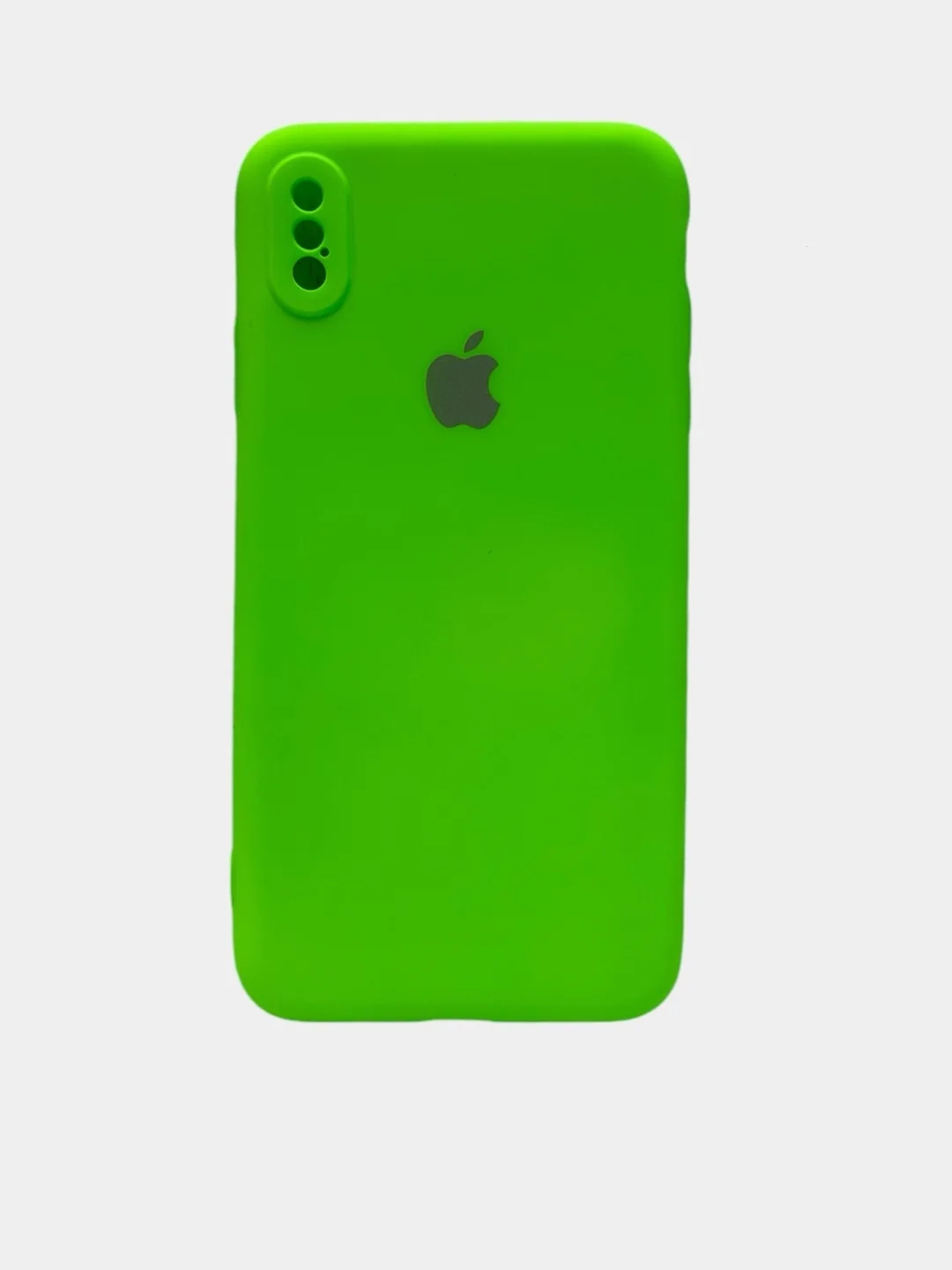 Салатовый чехол Soft - Touch для iPhone  XS Max