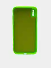 Салатовый чехол Soft - Touch для iPhone  XS Max