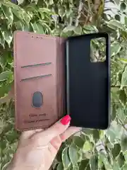 Тёмно-коричневый чехол книжка elitcase для Oppo A55 и A16 / Оппо А55 и А16