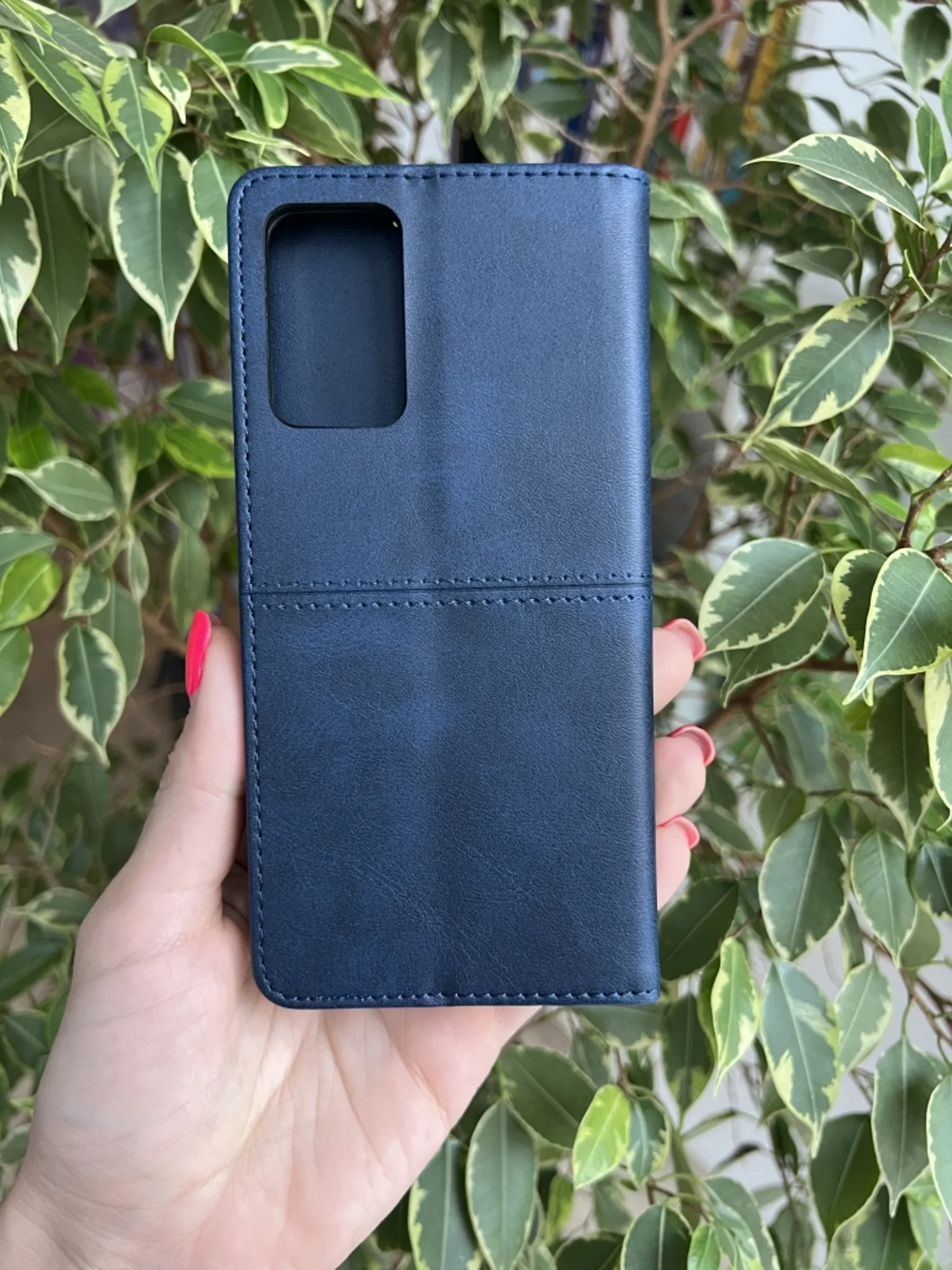 Синий чехол книжка elitcase для Oppo A55 и A16 / Оппо А55 и А16