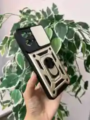 Золотой чехол противоударный armors для Oppo Reno 7 4G / Рено 7 4G с защитой камеры