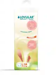 Трусики-подгузники "LOVULAR", солнечная серия, L 9-14 кг, 44 штук