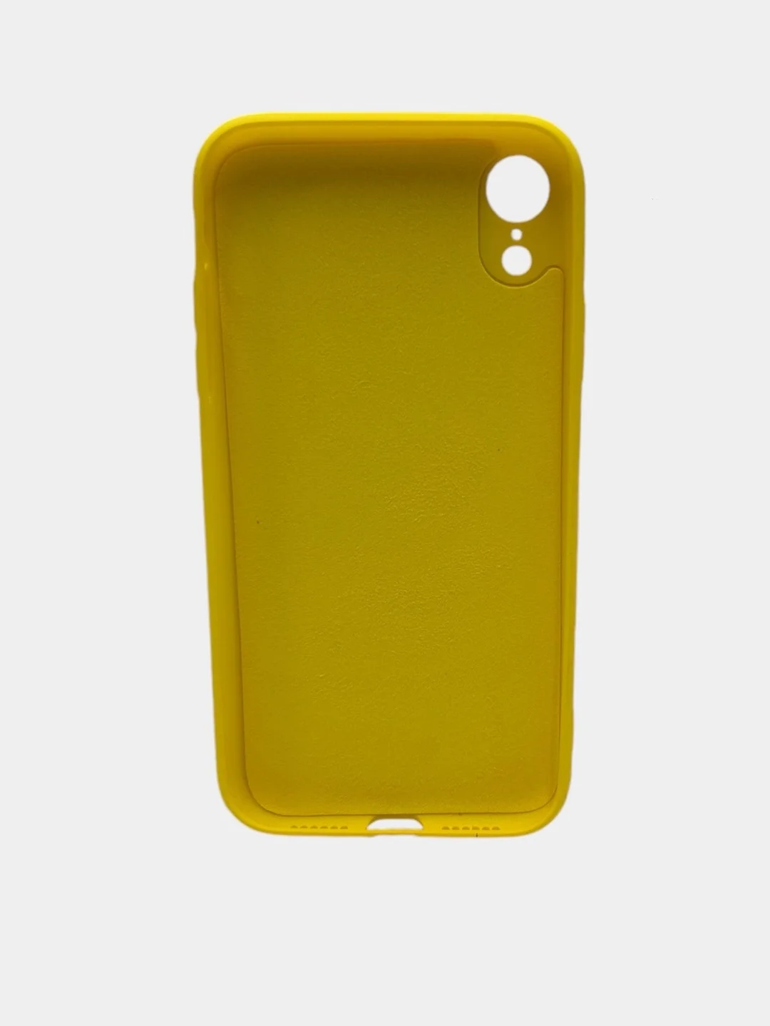 Желтый чехол Soft - Touch для iPhone XR