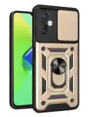Золотой чехол противоударный armors для Tecno Spark 9 Pro / Техно Спарк 9 Про с защитой камеры