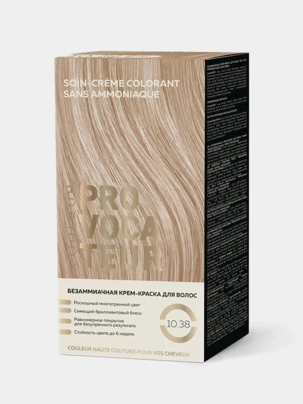 Краска для волос Provocateur couleur, 10.38 - Кремовый шелк, 40/80/15 мл