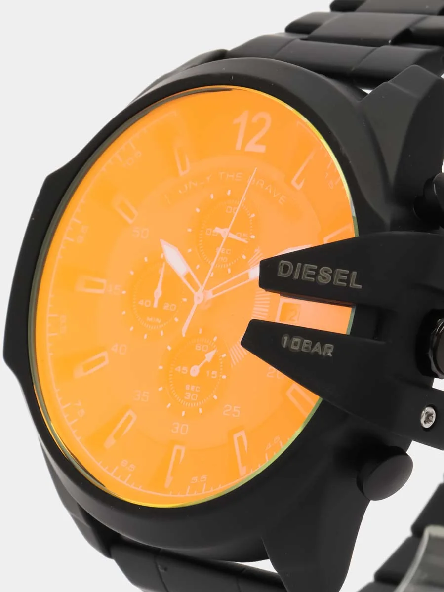 Индиго часы Diesel Mega Chief DZ4318 с хронографом