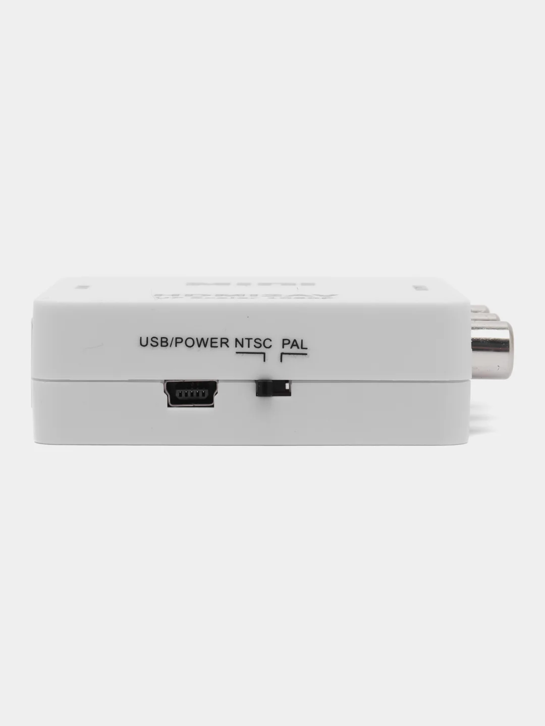 Переходник MINI, 2AV на HDMI, универсальный адаптер конвертер 1080p, белый