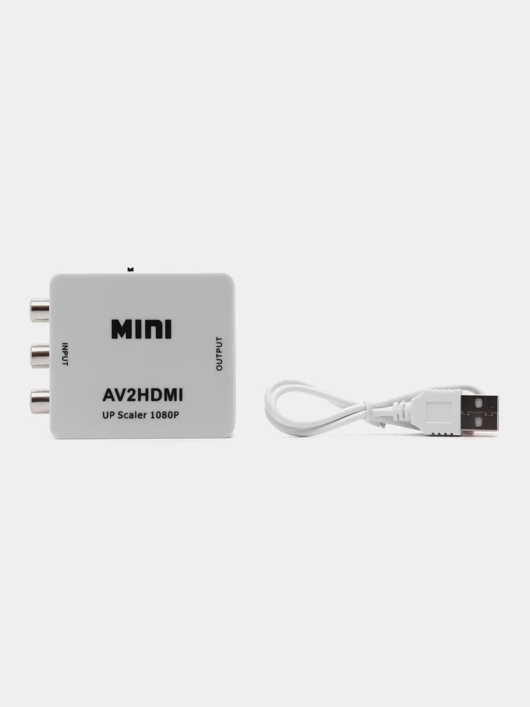Переходник MINI, HDMI на 2AV, универсальный адаптер конвертер 1080p