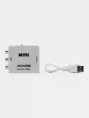 Переходник MINI, HDMI на 2AV, универсальный адаптер конвертер 1080p