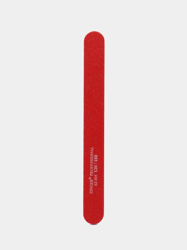Пилка абразивная для ногтей двусторонняя Zinger EJ-305, 120/180 грит