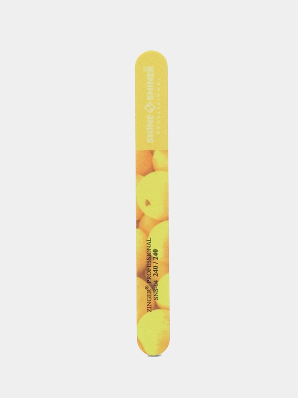 Пилка абразивная для ногтей двусторонняя Zinger SNS-04, 240/240 грит