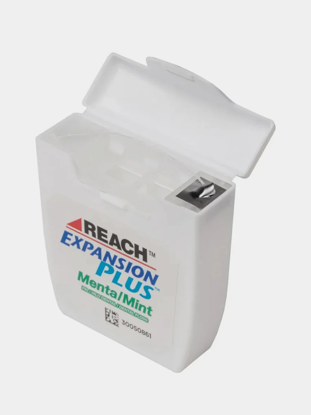 Вощеная зубная нить REACH, 50м, средней толщины, со вкусом сладкой мяты