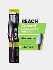 Зубная щетка REACH Control, Бережная чистка, жесткая