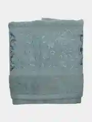 Синий меланж полотенце полубанное/банное махровое 45х90см и 70х140см