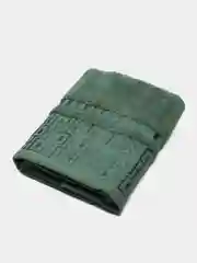 Зеленый полотенце полубанное/банное махровое 45х90 см и 70х140см