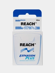 Вощеная зубная нить REACH Dentotape, 50м, утолщенная, с легким мятным вкусом