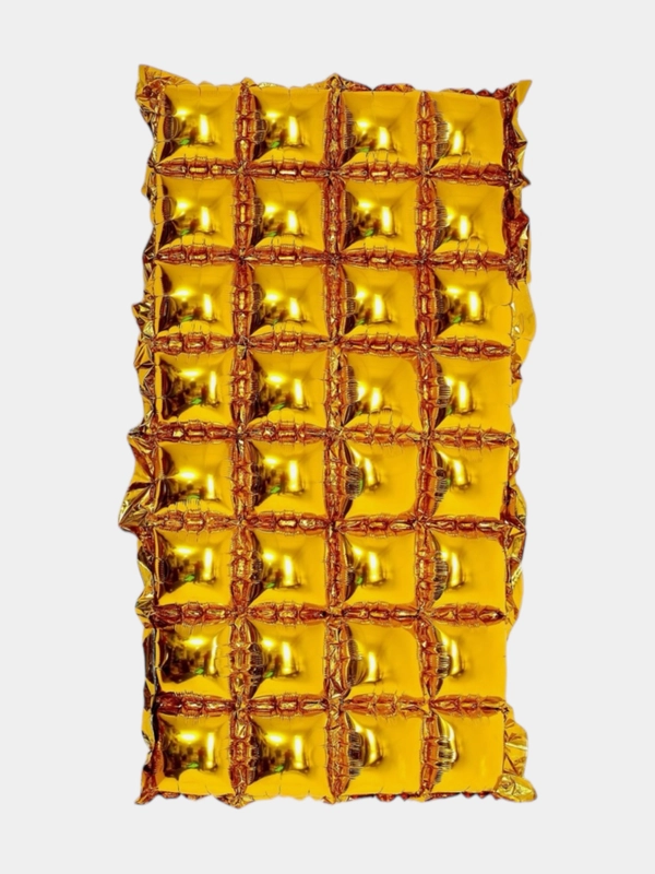 Панно фольгированное , 50*100 см, 4 ряда