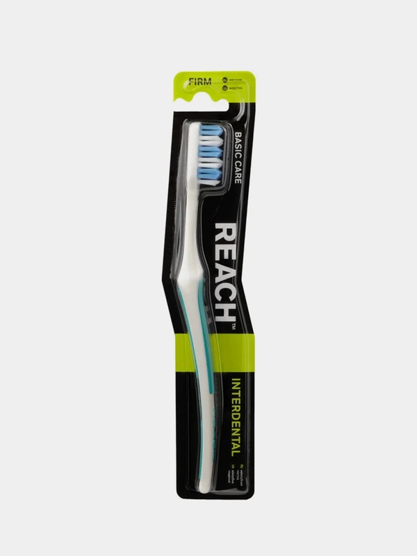 Зубная щетка REACH Interdental, Межзубная чистка, жесткая