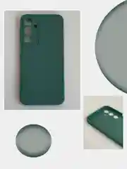 Тёмно-зелёный чехол для Samsung Galaxy A16 5G, (самсунг а16), цветная накладка