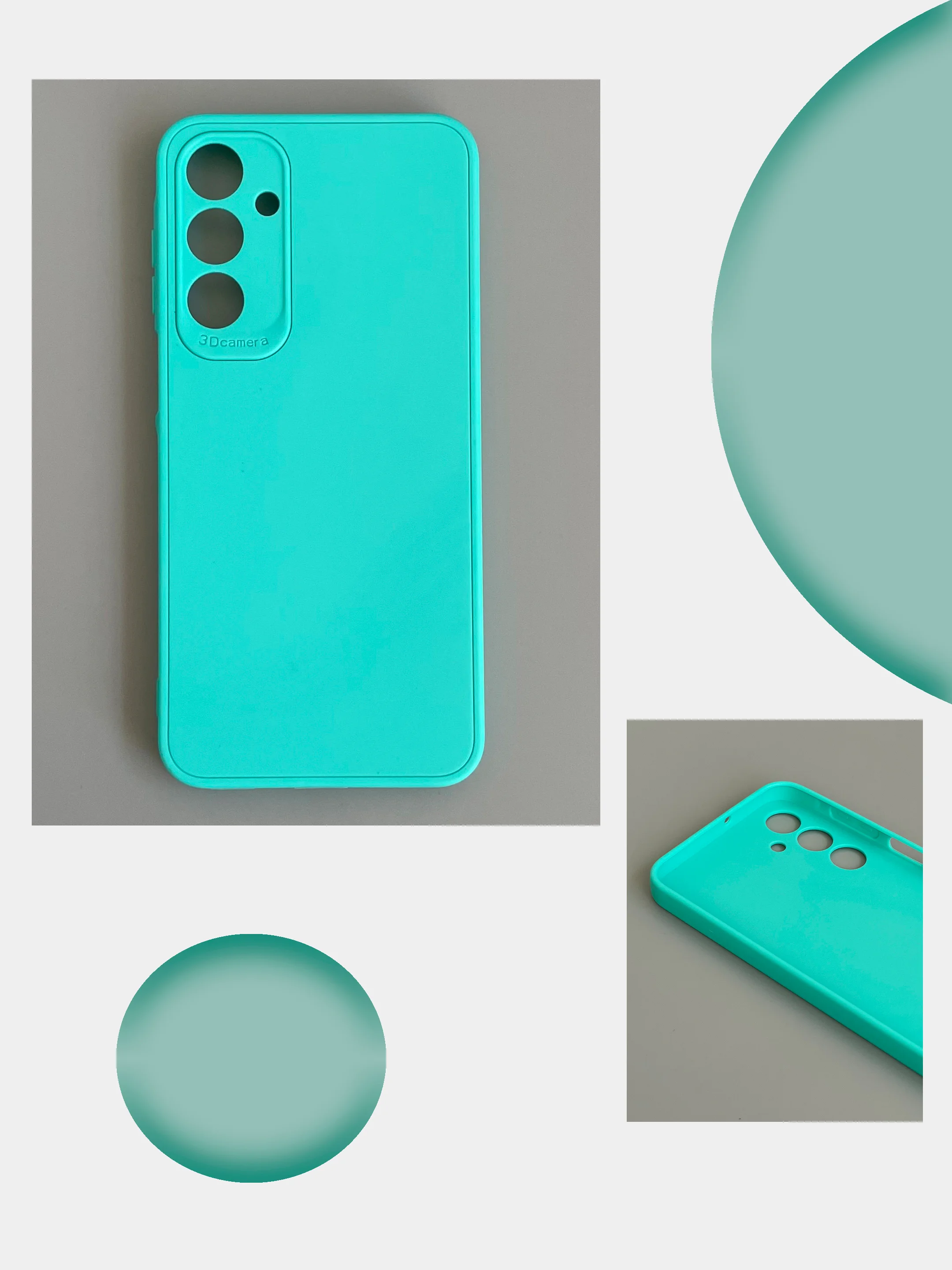 Салатовый чехол для Samsung Galaxy A16 5G, (самсунг а16), цветная накладка