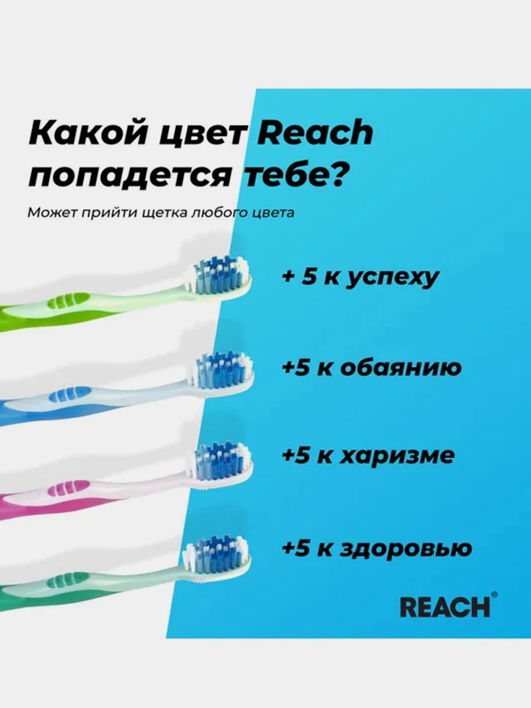 Зубная щетка REACH Stay White "Белизна зубов", жесткая щетина
