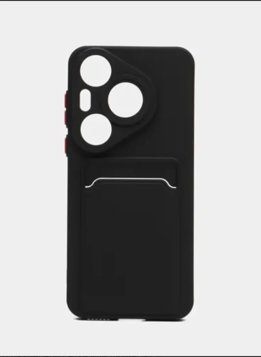 Чехол для Huawei Pura 70 Pro / Pura 70 Pro+ (Хуавей Pura 70 Про), с карманом для карт