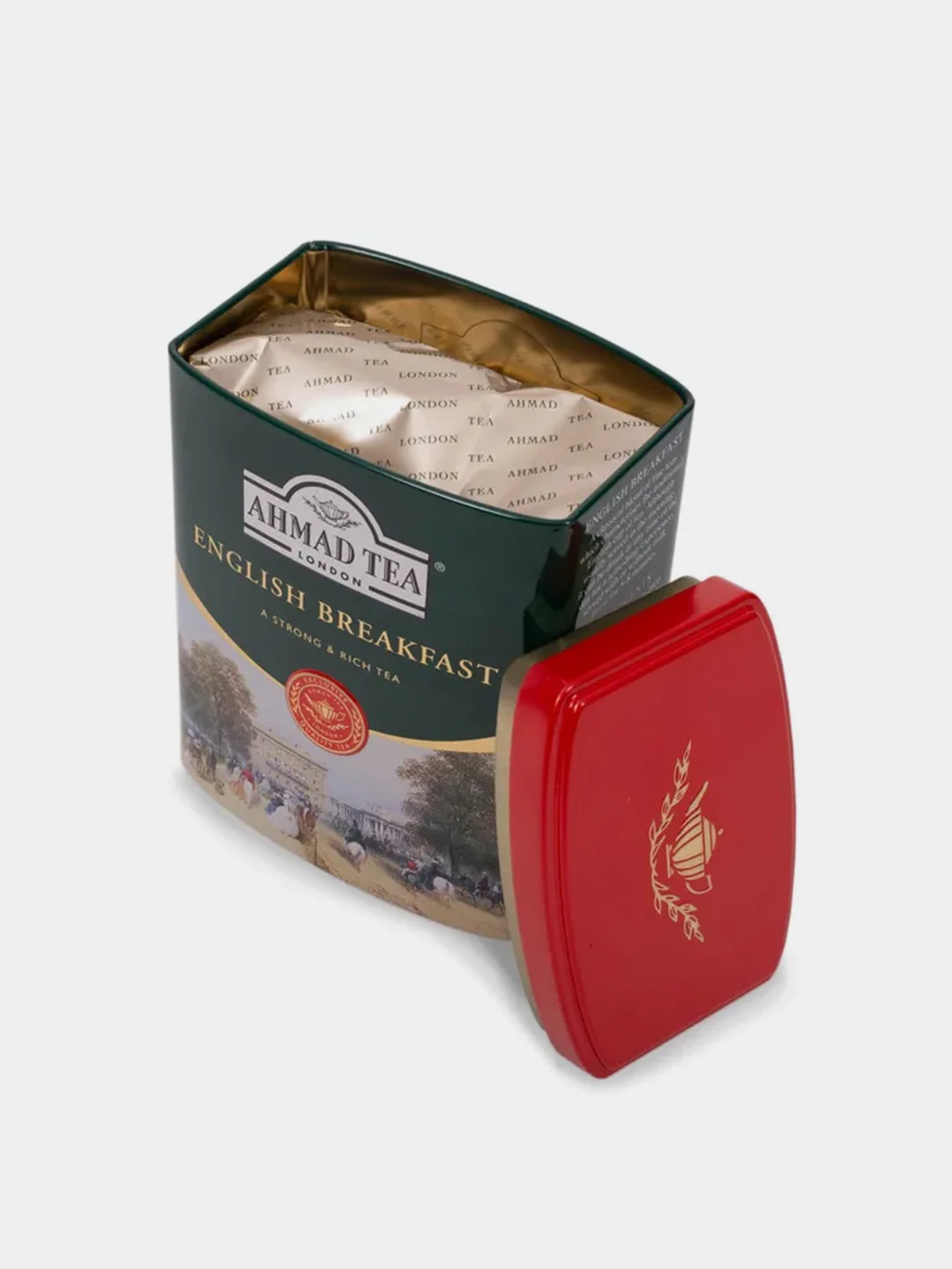 Чай черный листовой Ahmad Tea "Английский завтрак", металлическая банка, 100 г