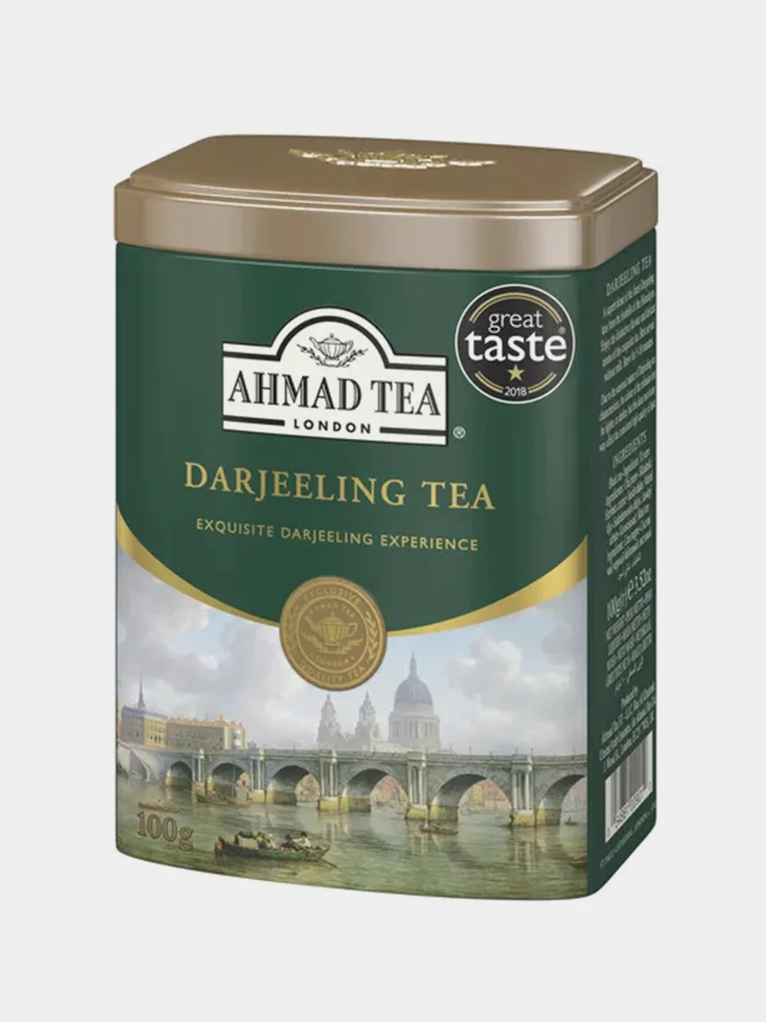 Чай черный листовой Ahmad Tea "Дарджилинг", металлическая банка, 100 г