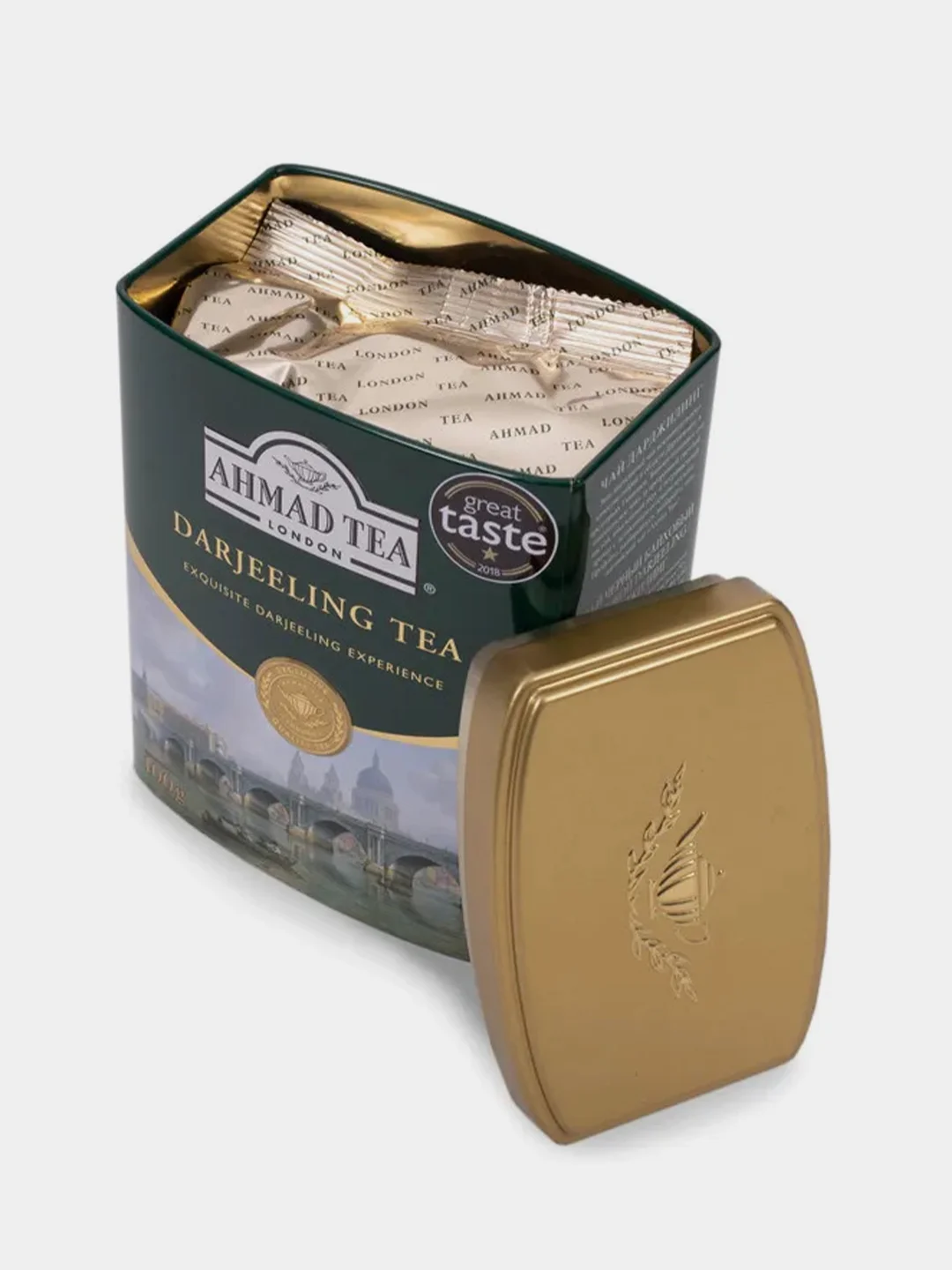 Чай черный листовой Ahmad Tea "Дарджилинг", металлическая банка, 100 г
