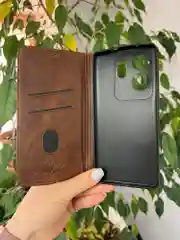 Тёмно-коричневый чехол книжка elitcase для Infinix Zero 30 4G / Инфиникс Зеро 30 4G